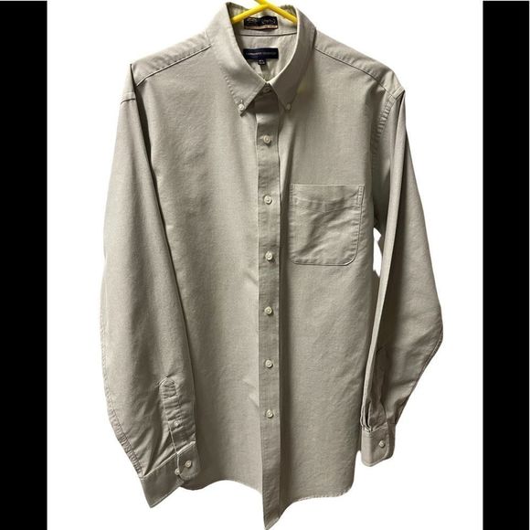 Cambridge Classics, dress shirt, long sleeve button up, gray size XL - Picture 1 of 3